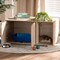 Baxton Studio Jasper Oak Finished 2-Door Wood Cat Litter Box Cover House 157-9543 - alternate 10